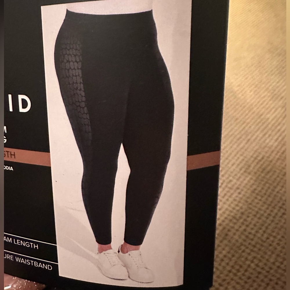 Torrid Black Premium Leggings with Textured Side